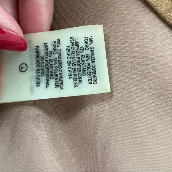 Elie Tahari Suede Moto Jacket - Picture 10 of 10